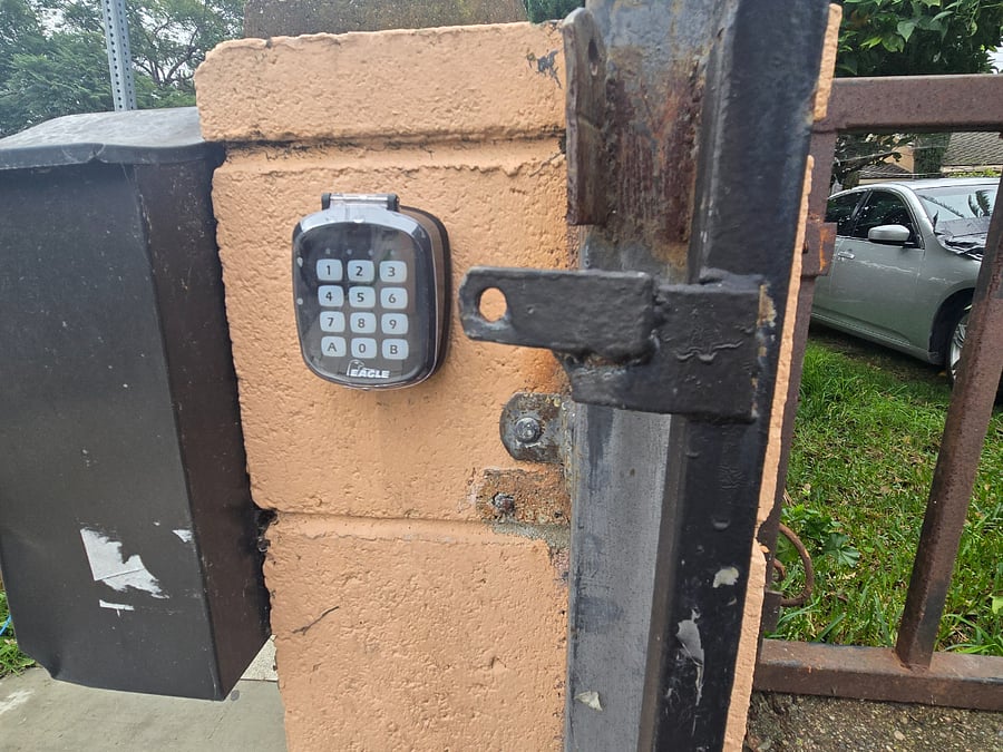 Gate code to open gate