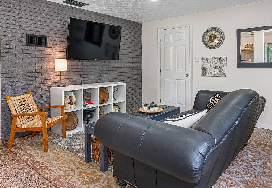 Another view of the living area.