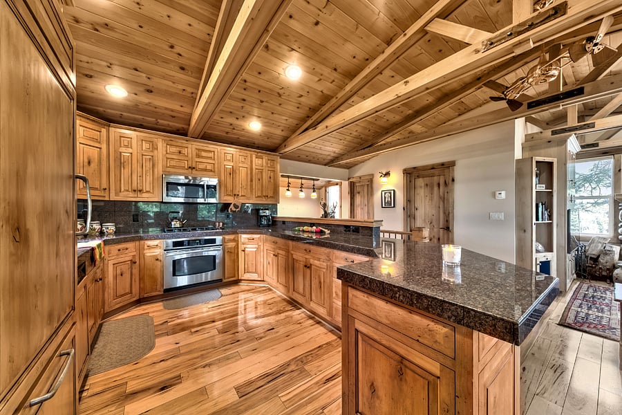 Large open kitchen