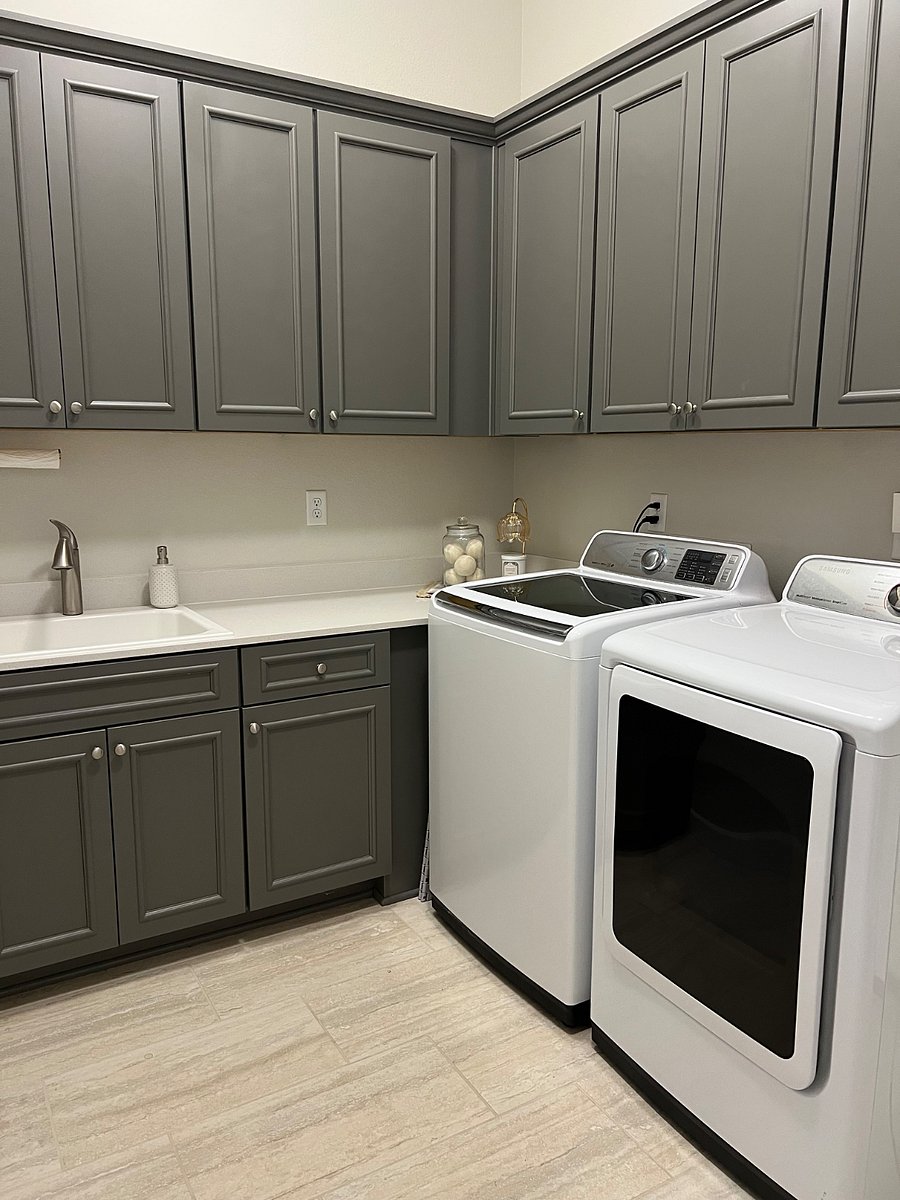 Shared interior laundry room