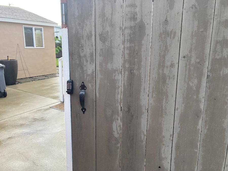side entry to get to back of house and clubhouse; easy access