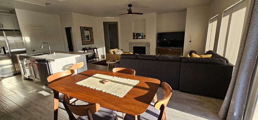dinning and living area