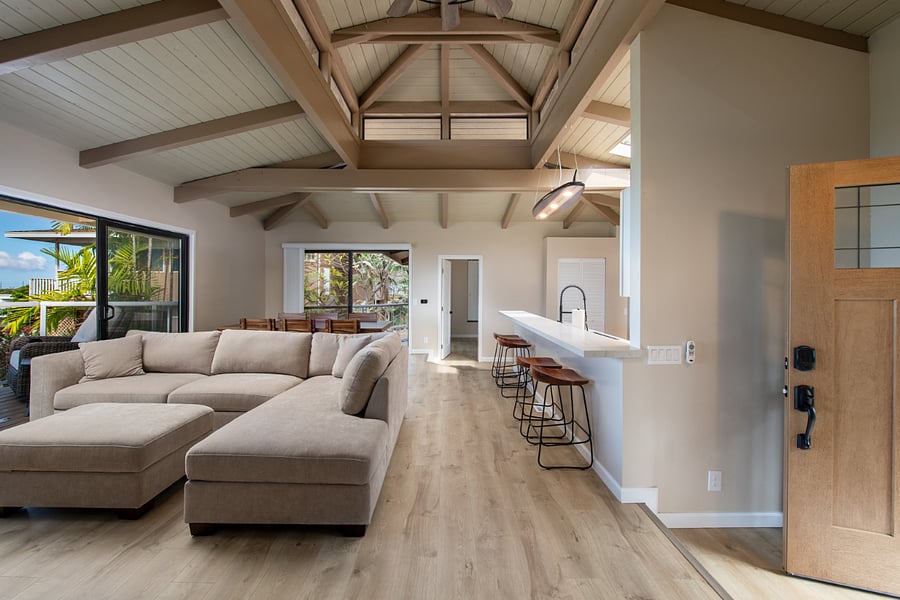 Spacious open living space