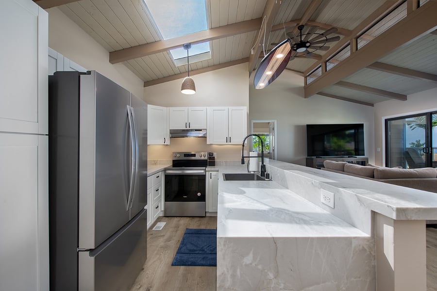 Kitchen with all your daily cooking utensils