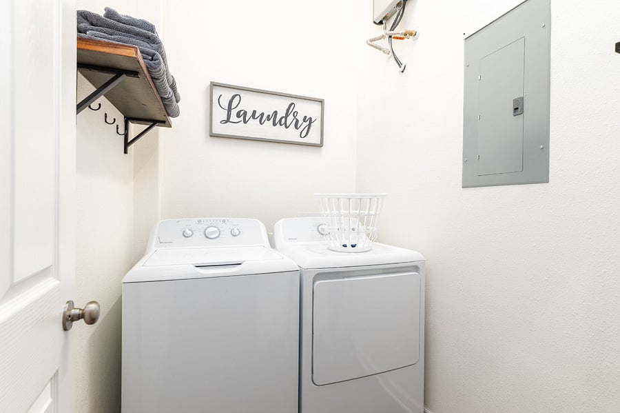 Laundry Area- Washer and Dryer