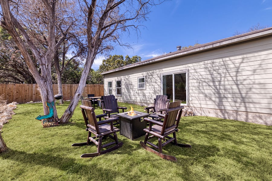 Fenced In Backyard
