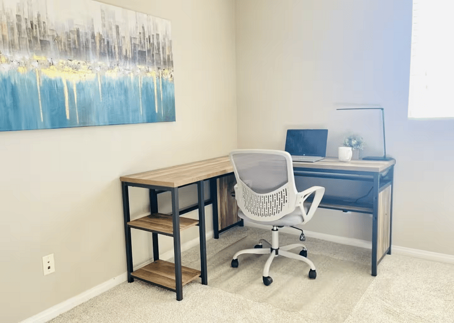 Dedicated Workspace
Perfect for remote work, virtual meetings, or focused study.