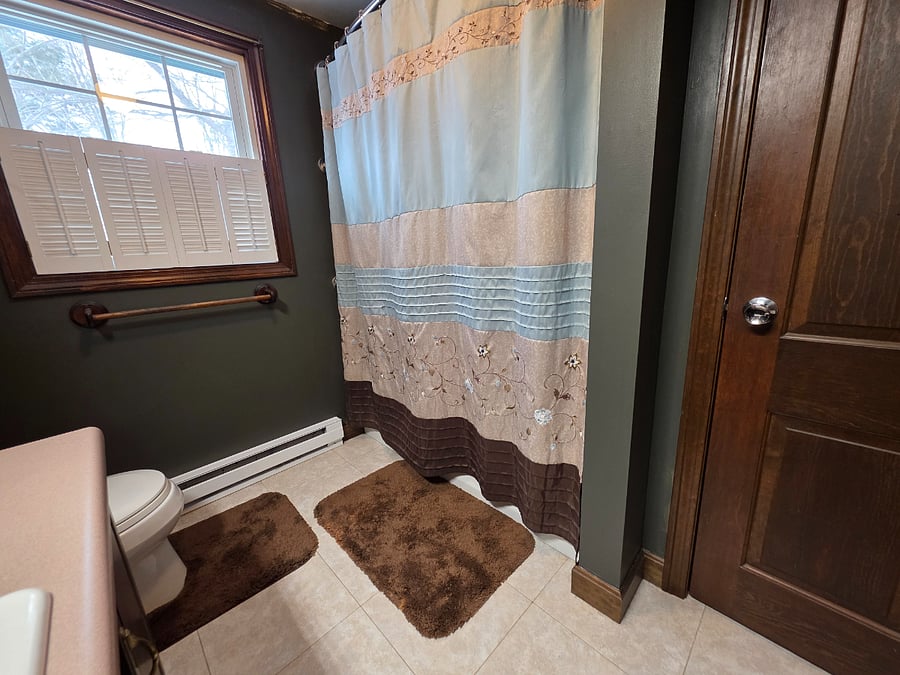 Upstairs shared bathroom. This would be the one you use. You will have your own cabinet to store your things in, plus space in the closet as well. Note* It is currently being painted and light renovations that will not get in the way of you using it. I'm just updating a little.