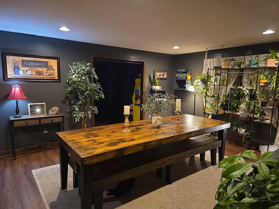Large dining area that seats 10