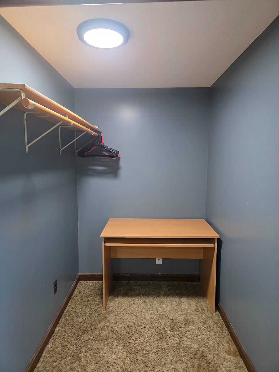 Walk in closet on my other private room listing. Please see that listing for more details.