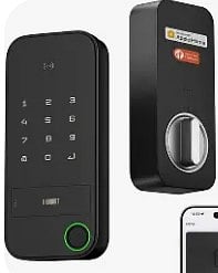 Electronic lock to the front of the house and to the 2nd floor apartment
