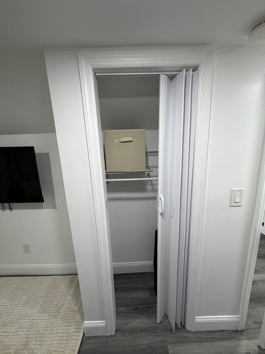 Closet in bedroom 