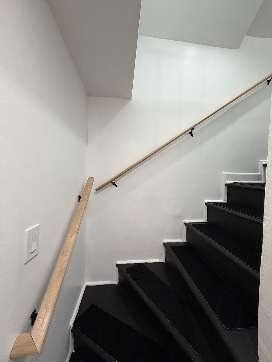 Staircase to attic bedroom