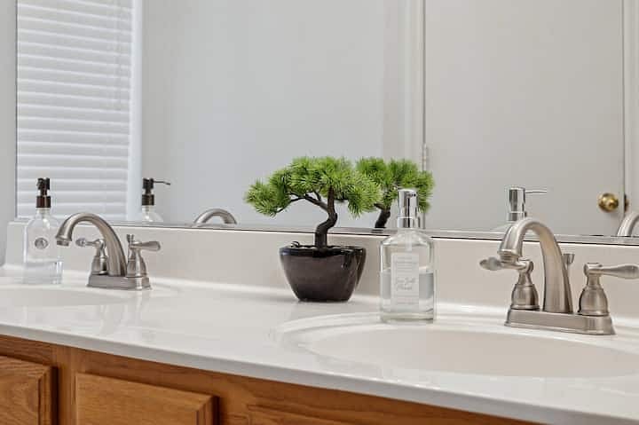 Master Bathroom with Separate Tub, Standing shower and TWO sinks