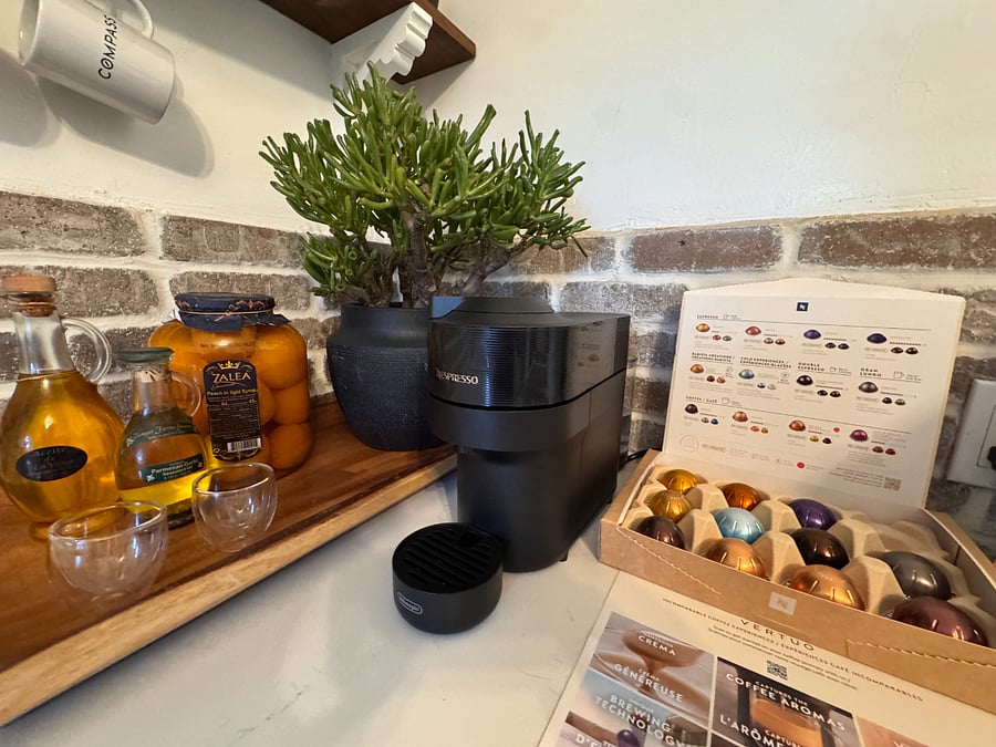 Nespresso Coffee and Espresso Machine and PODs available for all our VIPS.