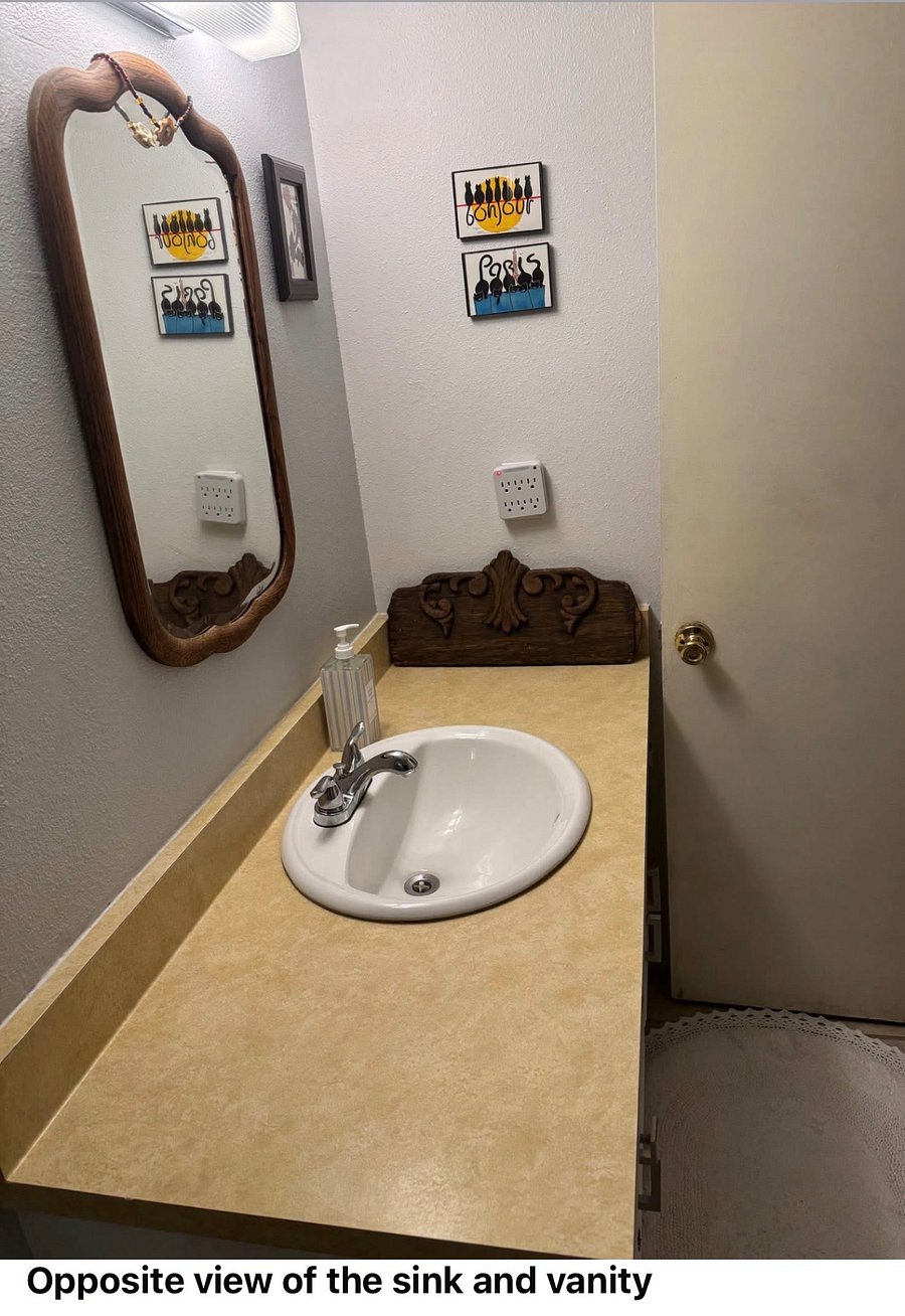 The bathroom itself
