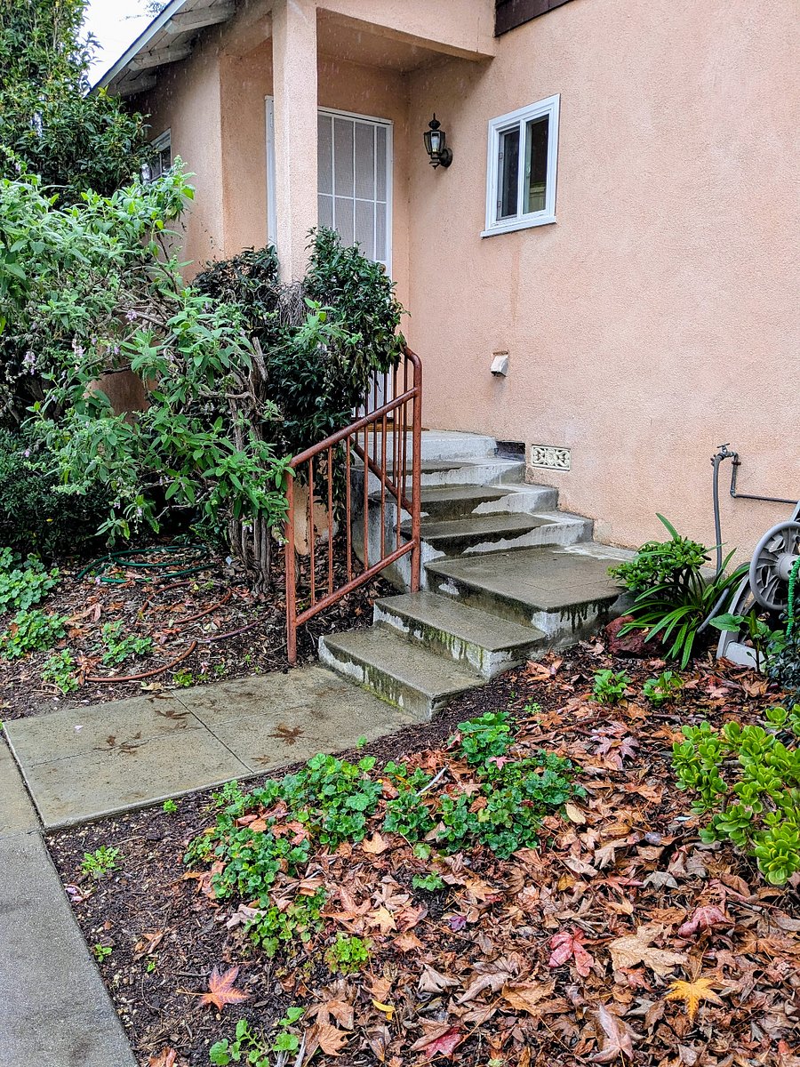 This is the front entrance, separate from the main house.