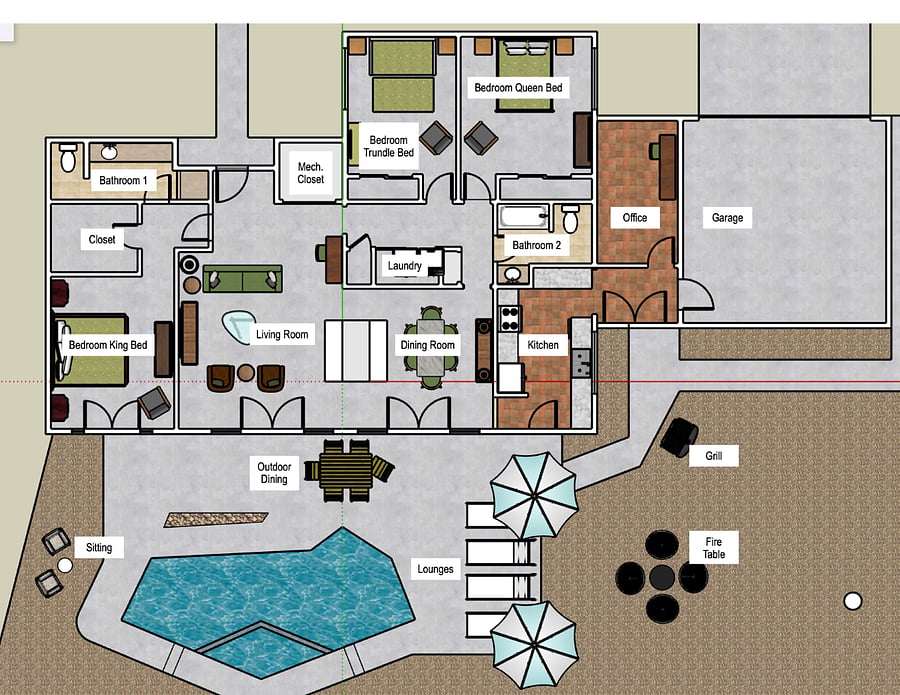 Floor plan.