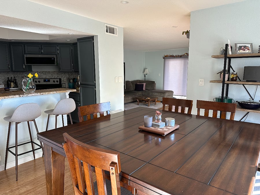 View from dining room