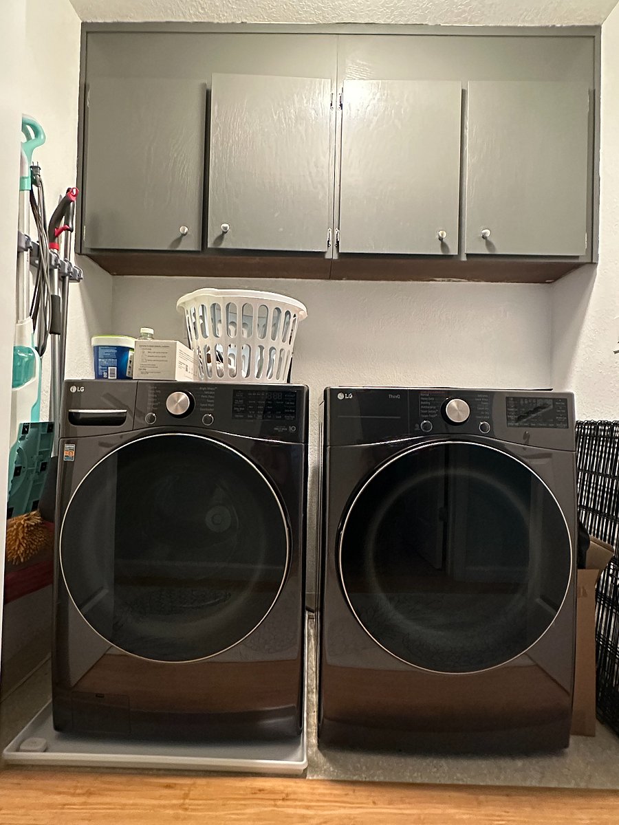 Laundry room with LG washer and dryer