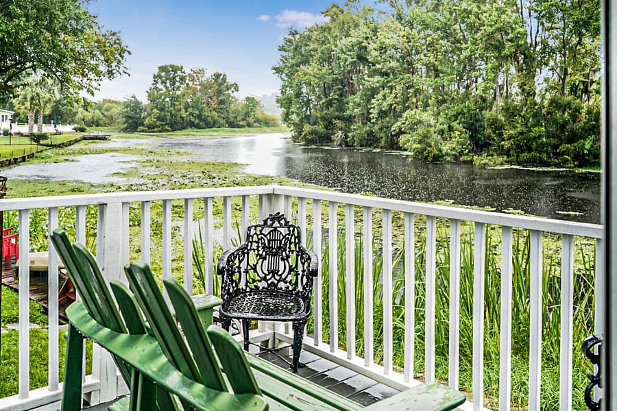 Scenic balcony views overlooking lake view, ideal for unwinding and enjoying nature.