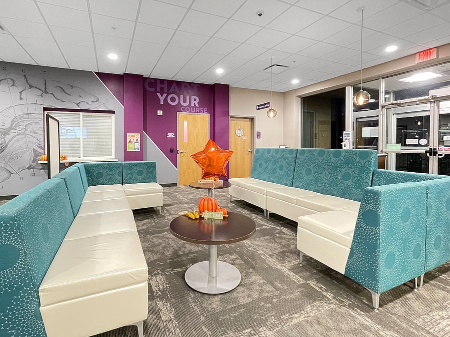 Large welcoming lobby!