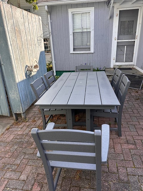 Polywood Outdoor Dining Table
Seats 8 Comfortably