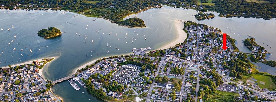 Aerial of Onset Showing Location of Property
