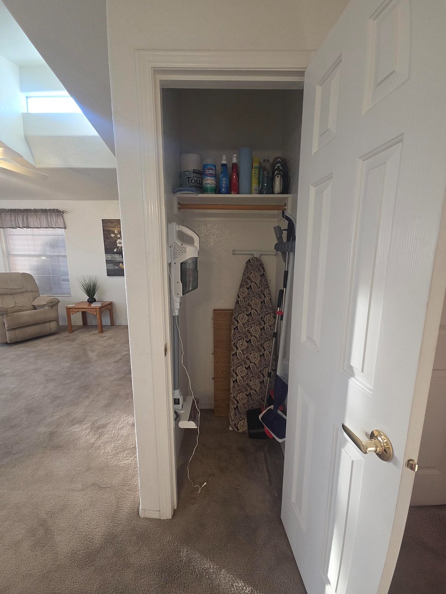 Hall coat closet