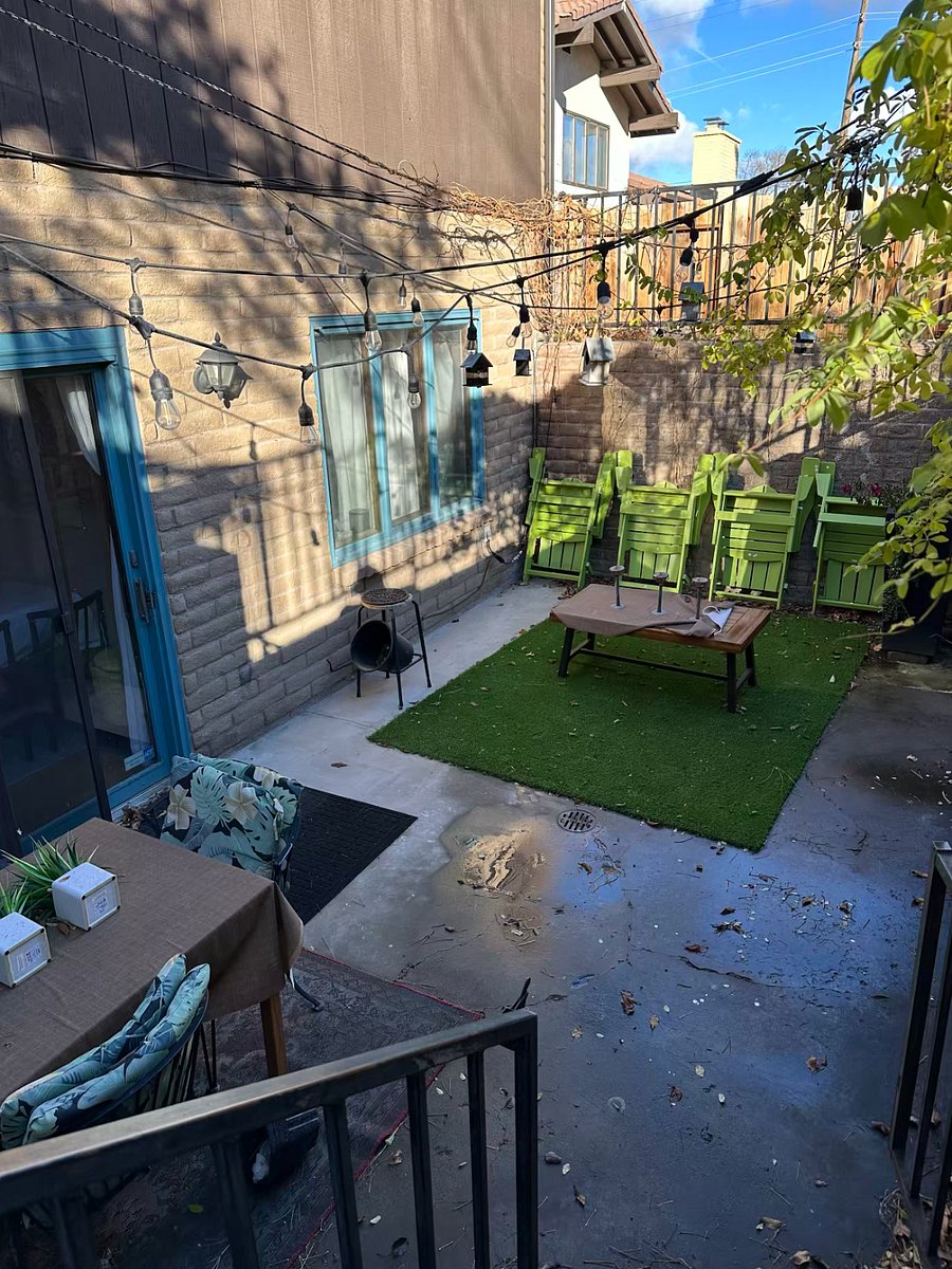 These pictures were taken in the fall, where we were cleaning up the patio, but weren't styled.