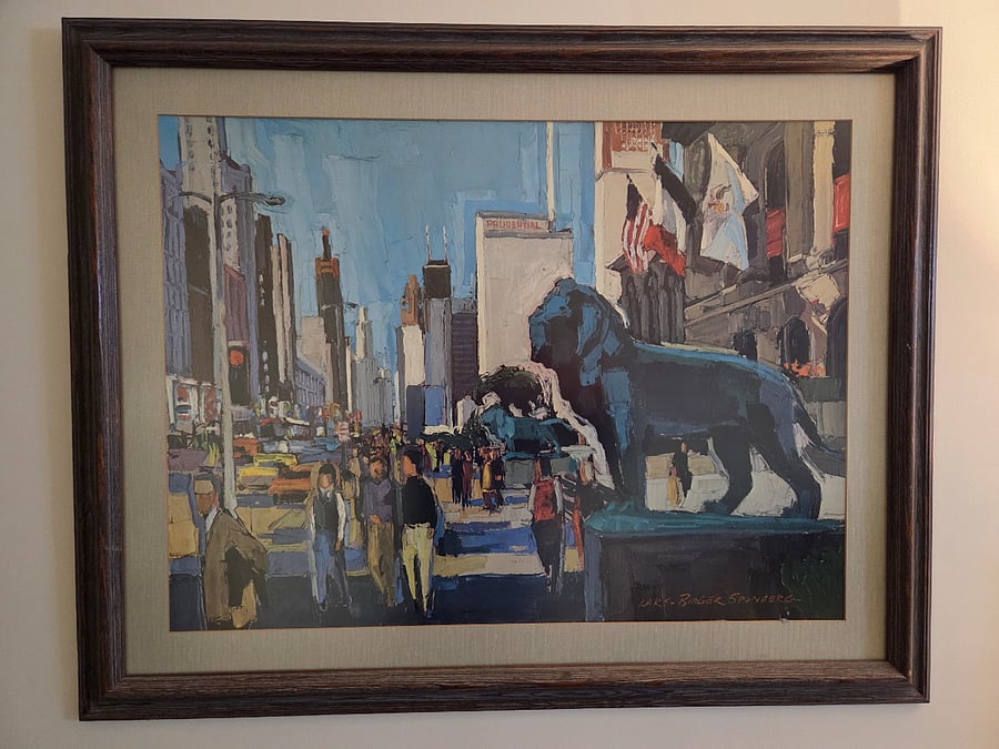 Art collection piece of the Art Institute by Chicago North Shore artist.