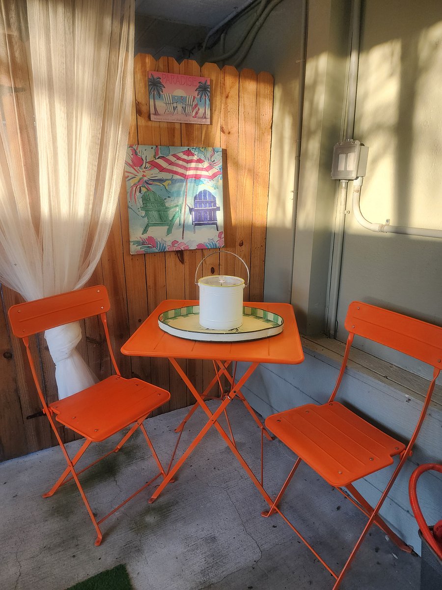 outdoor sitting. fill the bucket with ice and enjoy relaxing sitting outside with cool a beverage