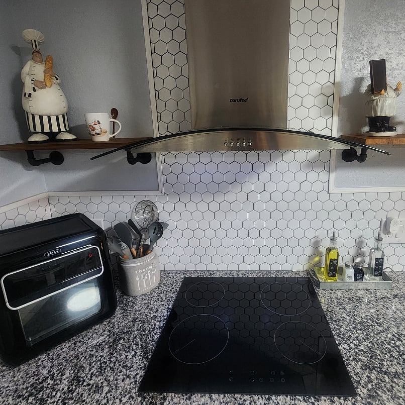 4burner stove top with safety locks