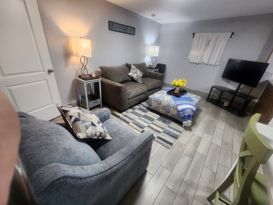 living room side view