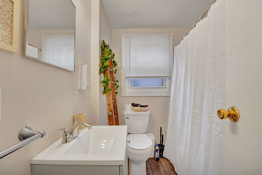 Full bathroom with bath tub