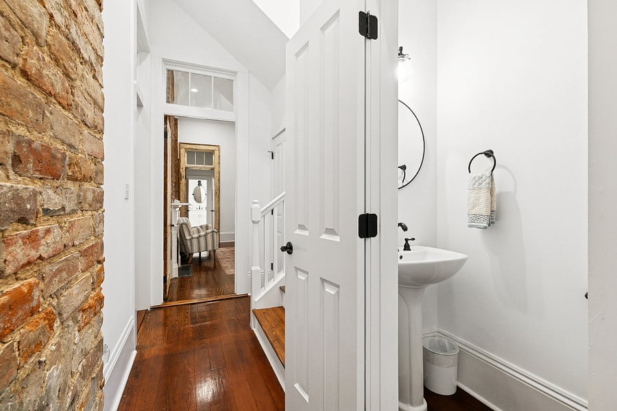 Hallway half bath