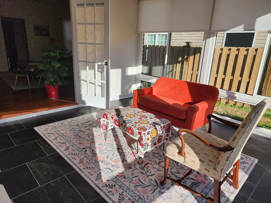 Shaded Sunroom