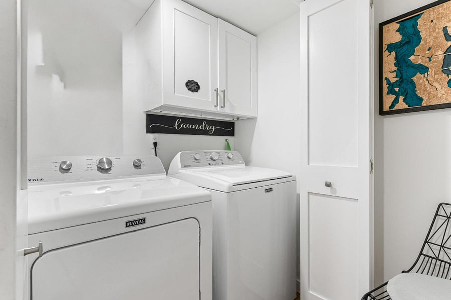 Full size washer and dryer