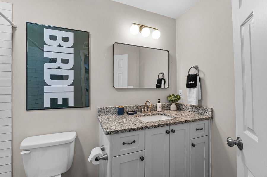 En suite bathroom