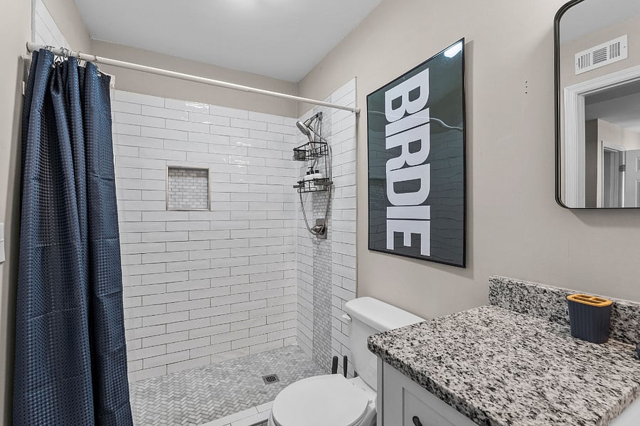 En suite bathroom