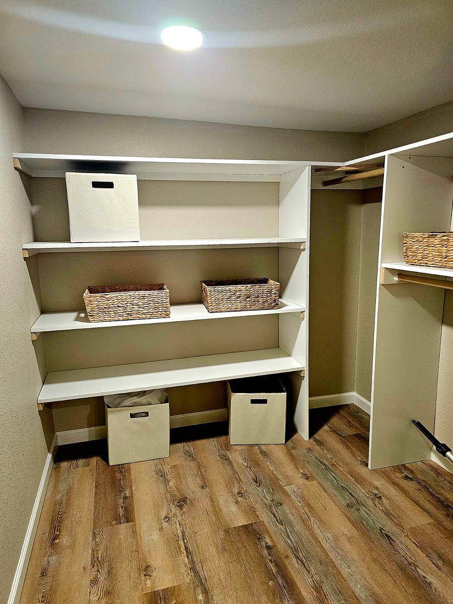 large walk in closet