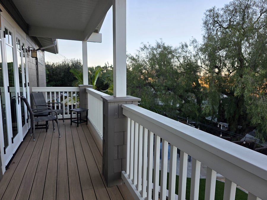 Rear deck
