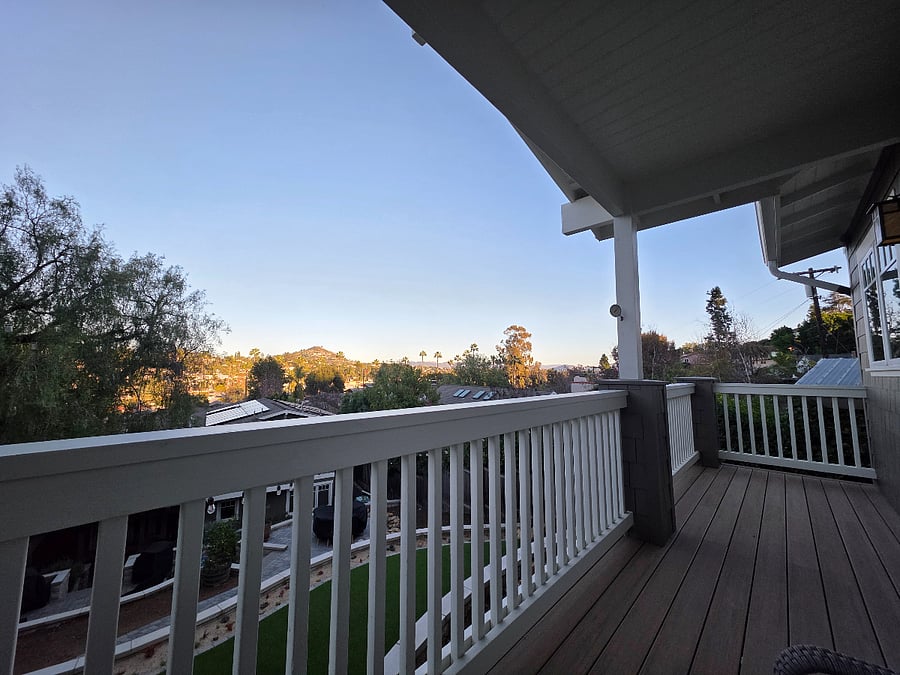 Rear deck