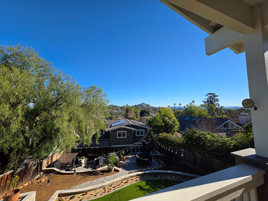 Rear deck view