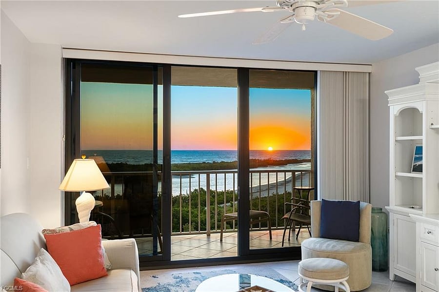 Sunsets from the living room