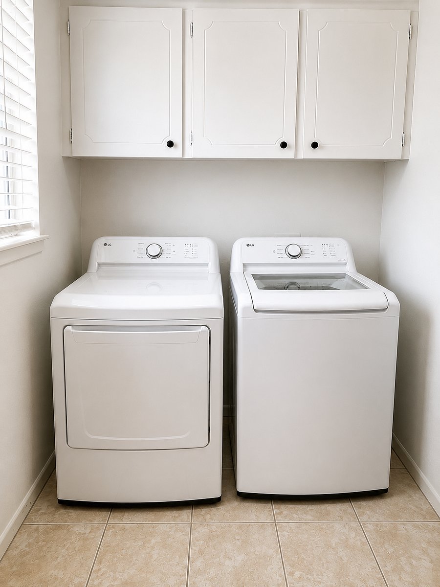 New washer and dryer for all your laundry needs