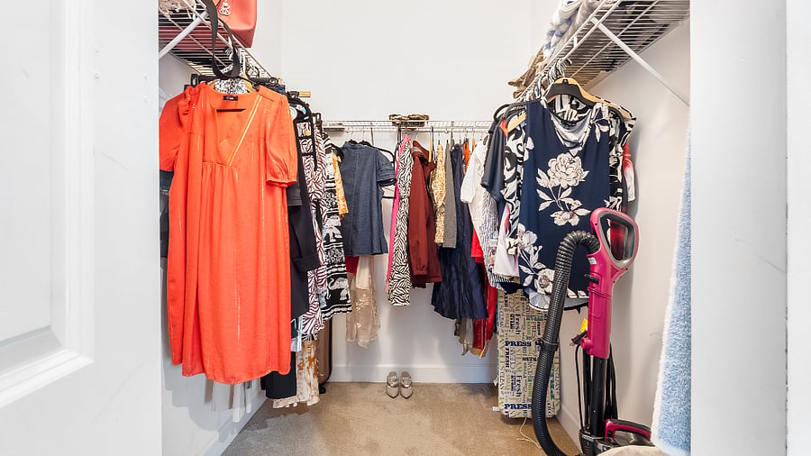 Huge walk-in closet.