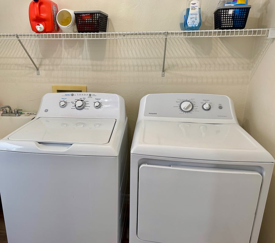 Full washer and dryer