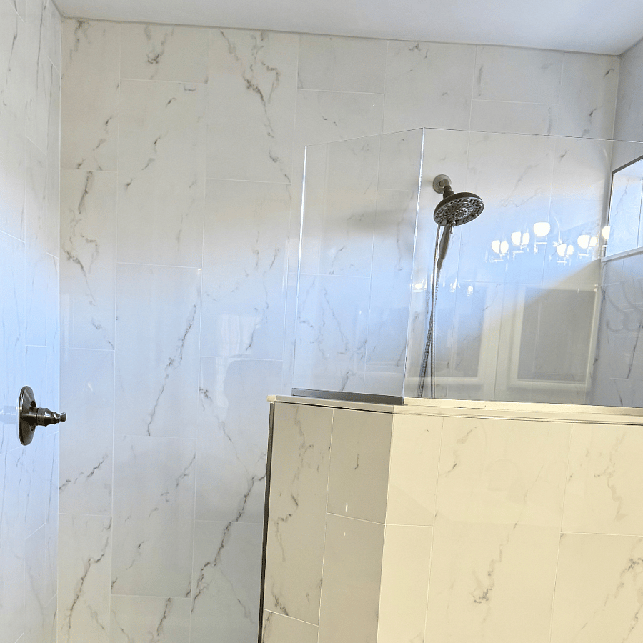 Master bathroom 1 with walk-in shower.