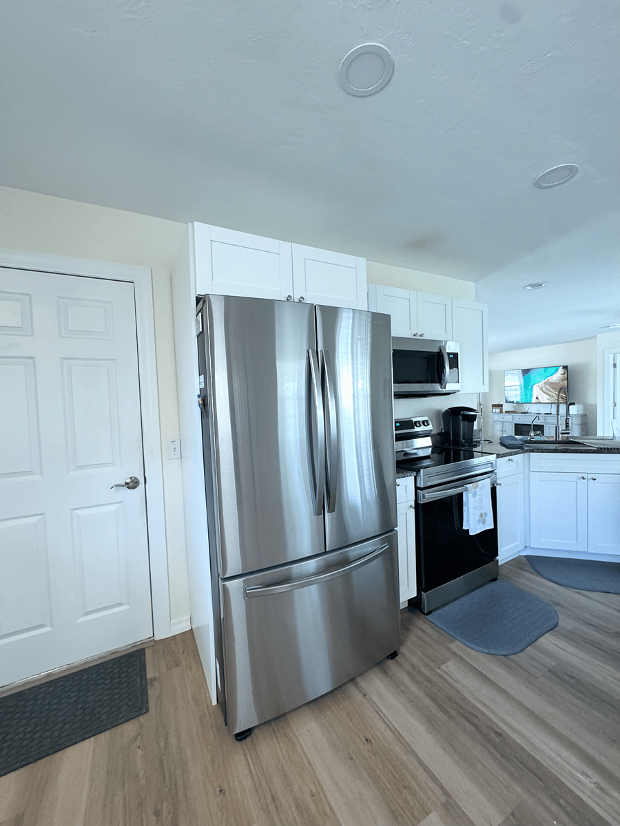 New stainless steel appliances